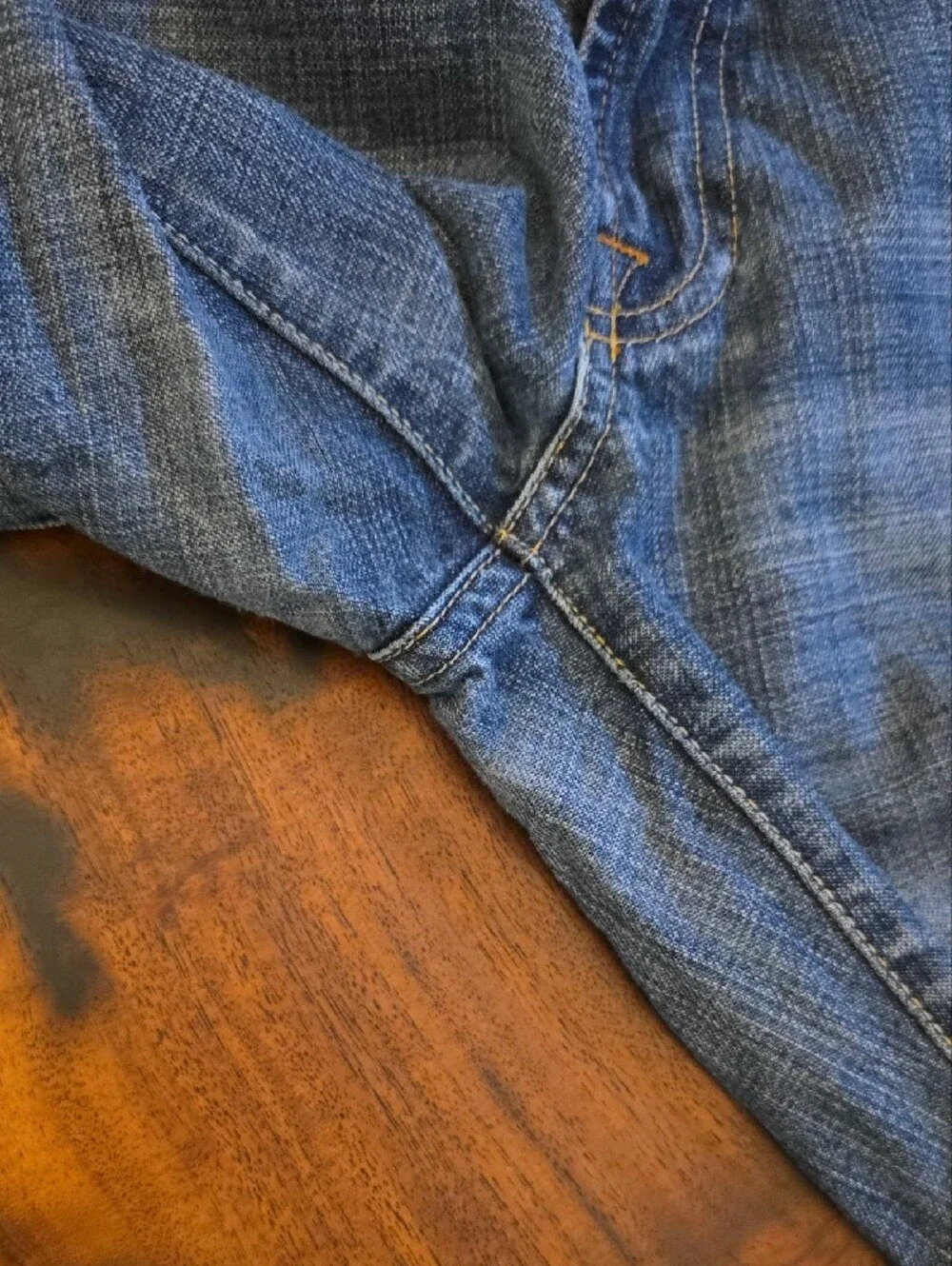 7 For All Mankind Lightly Distressed Y2k Premium Vintage - Picture 9 of 11